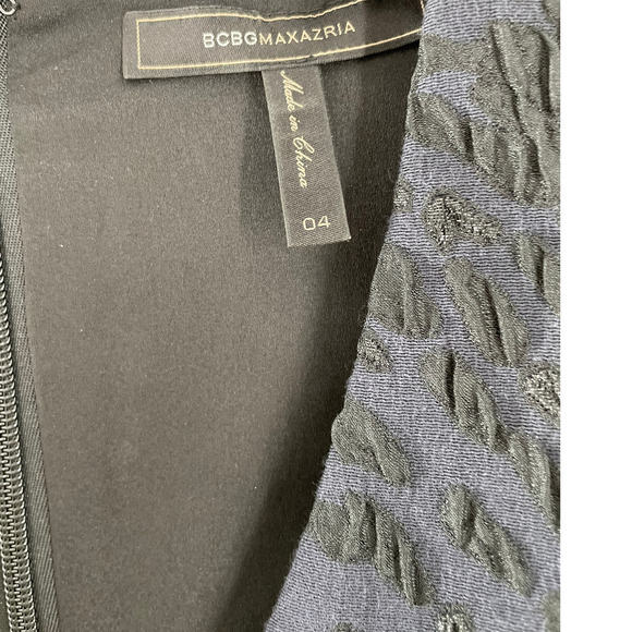 bcbg MAXAZRIA HANNELLI LEOPARD JACQUARD DRESS - Picture 9 of 9